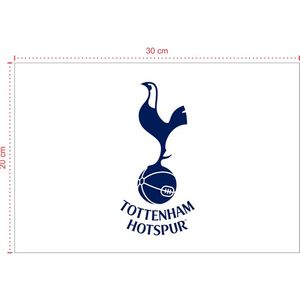 Placa em PVC - Tottenham Hotspur 001 - Tamanho: 30x20 cm
