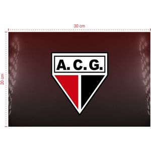 Placa PVC - Atlético GO 001 - Tamanho: 30x20 cm