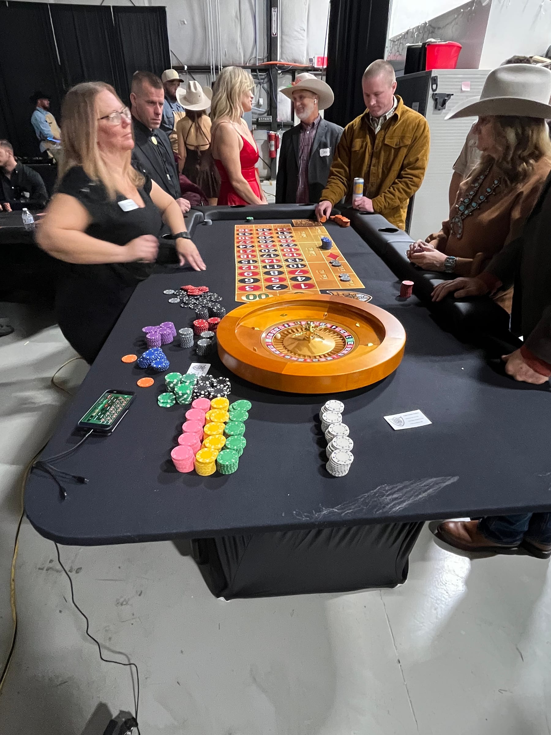 Roulette, racked and ready