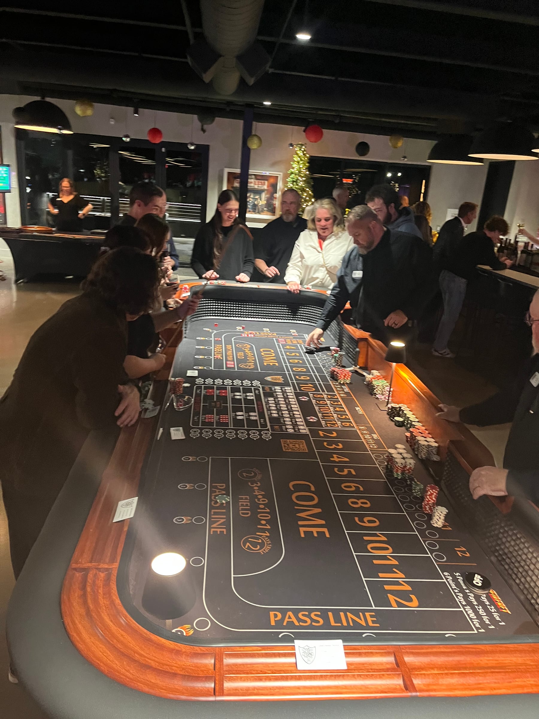 Craps, running long