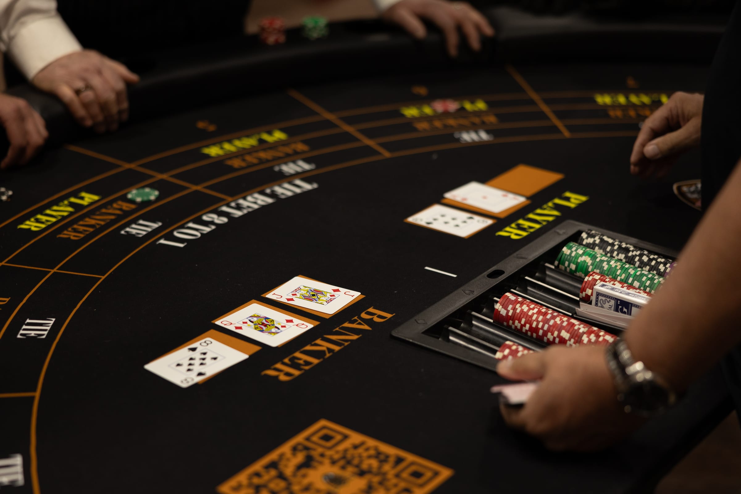 Baccarat, dealt out