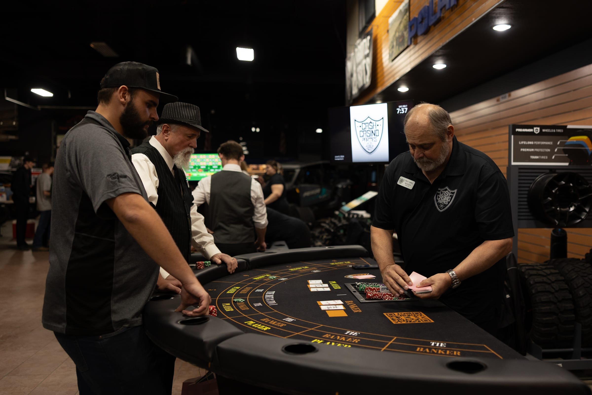 Whiskey Throttle Race Night — casino party photo 1