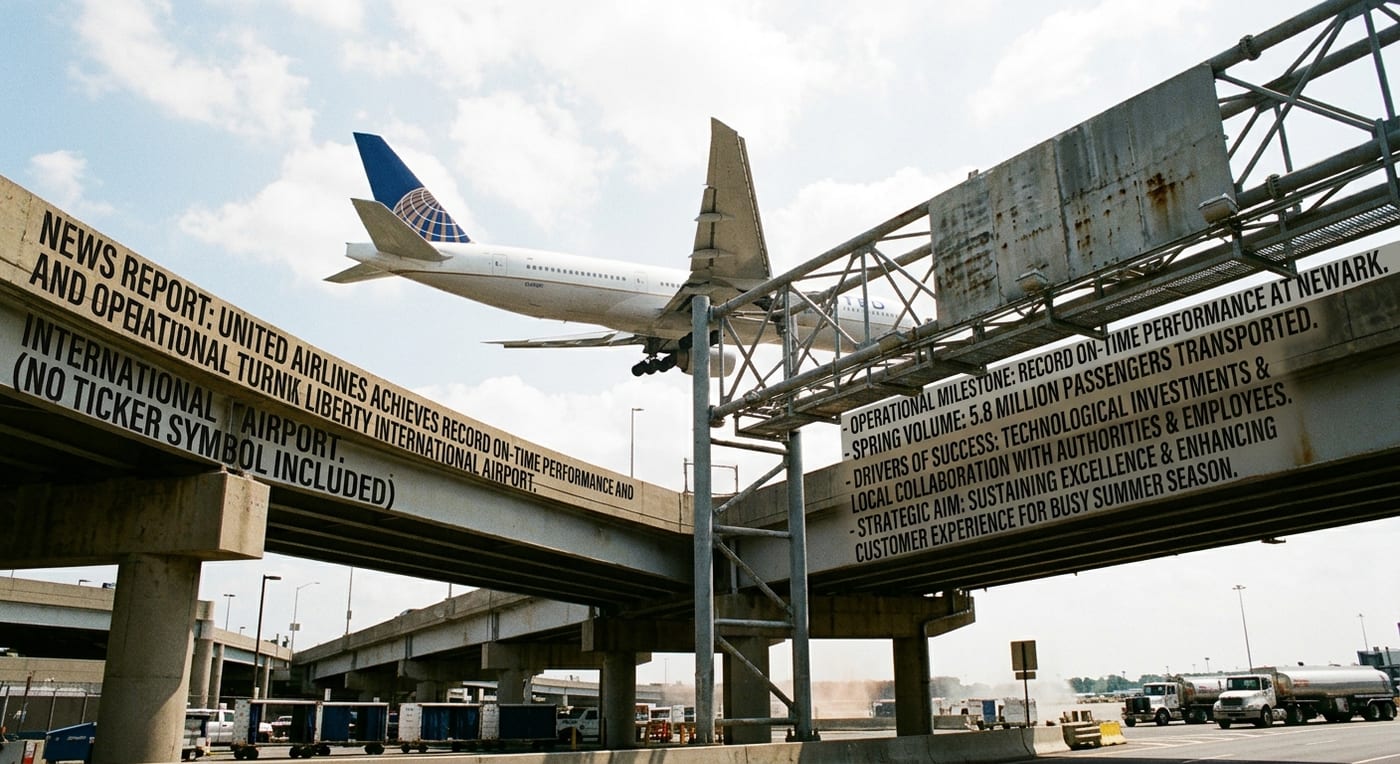 United Airlines Achieves Record On-Time Performance and Operational Turnaround at Newark Airport
