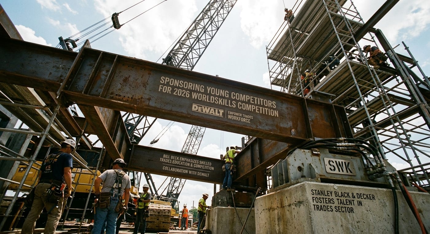 DEWALT Sponsors Young Competitors for 2026 WorldSkills Competition to Empower Trades Workforce