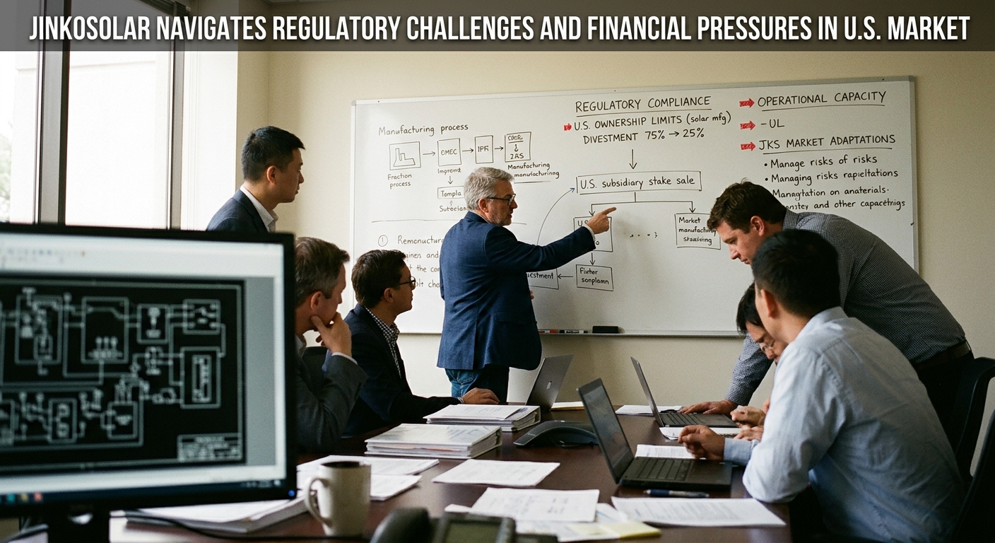 JinkoSolar Navigates Regulatory Challenges and Financial Pressures in U.S. Market