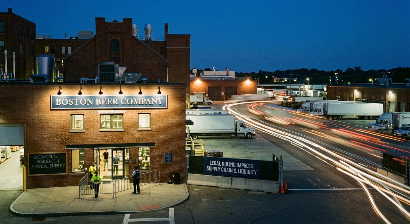 Boston Beer Co. Faces $191 Million Legal Ruling Impacting Operational Resilience and Financial Stability