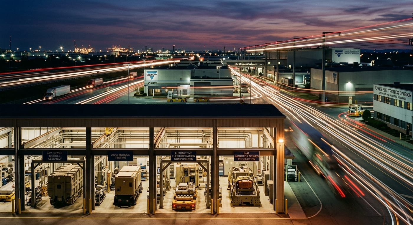 Vishay Intertechnology Launches Compact 200 A Power Module for Automotive Electrification