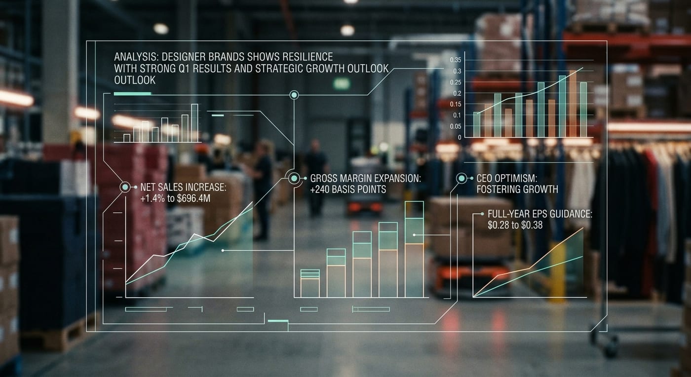Designer Brands Shows Resilience with Strong Q1 Results and Strategic Growth Outlook