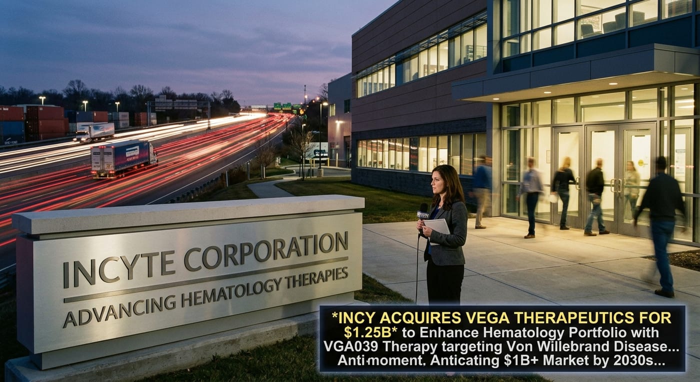Incyte Acquires Vega Therapeutics to Enhance Hematology Portfolio with VGA039 Therapy