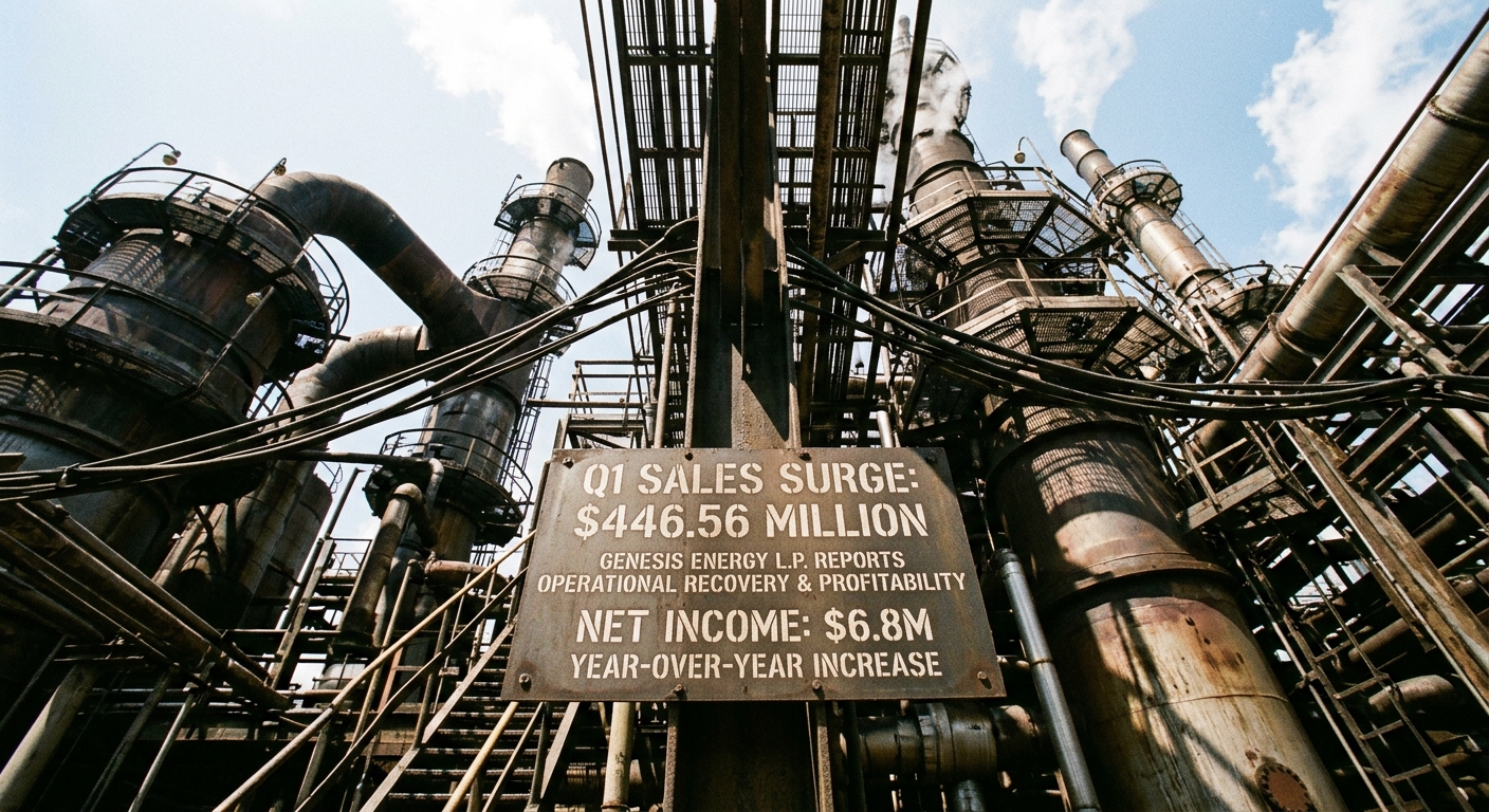 Genesis Energy L.P. Reports Q1 Profitability Surge with $446.56 Million in Sales
