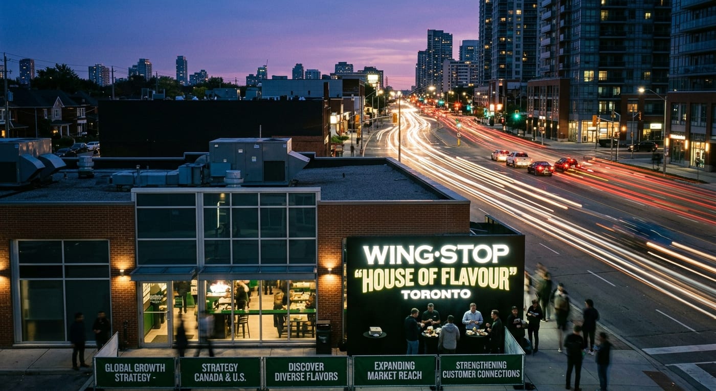 Wingstop Launches Growth Strategy with 'House of Flavour' Event in Canada and U.S.