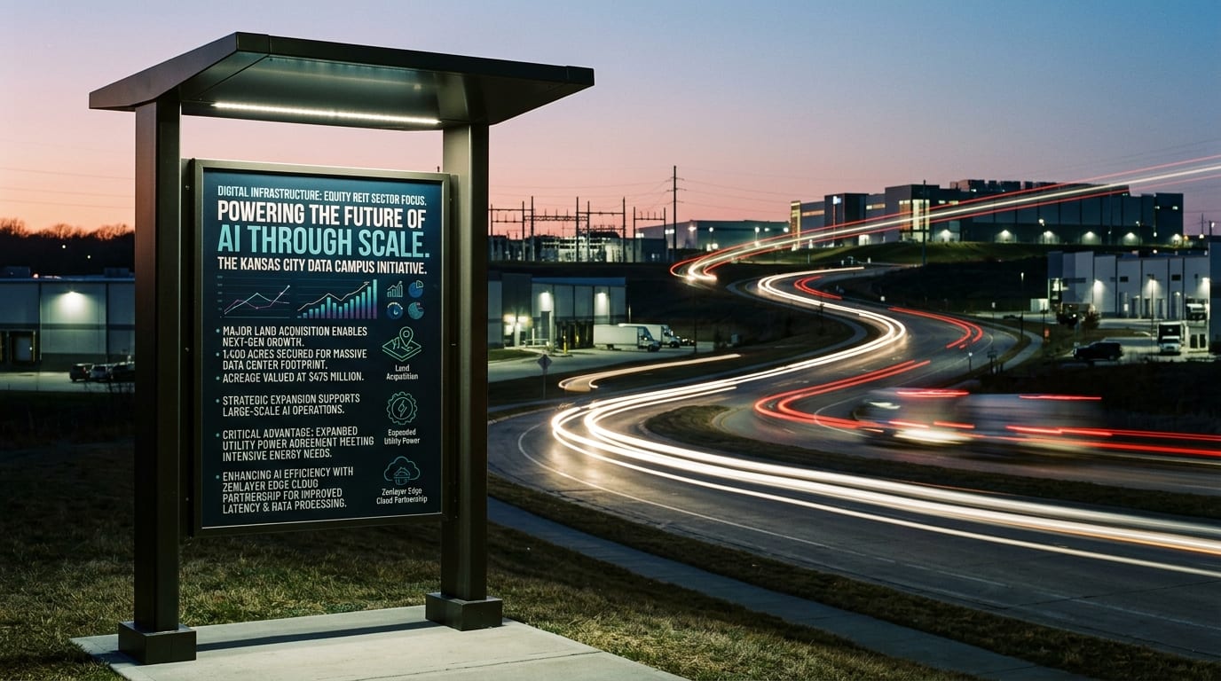 Digital Realty Trust Expands Data Center Operations with Major Land Acquisition Near Kansas City