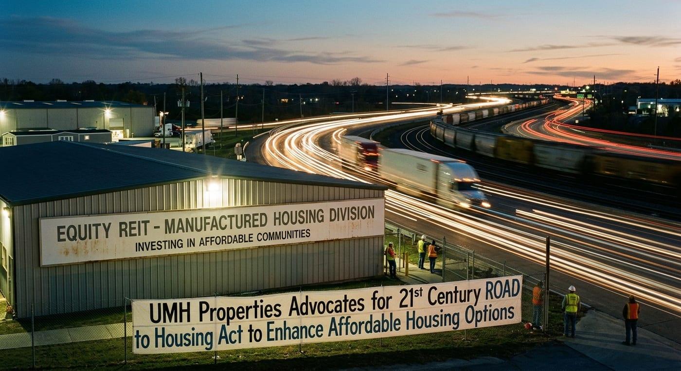 UMH Properties Advocates for 21st Century ROAD to Housing Act to Enhance Affordable Housing Options