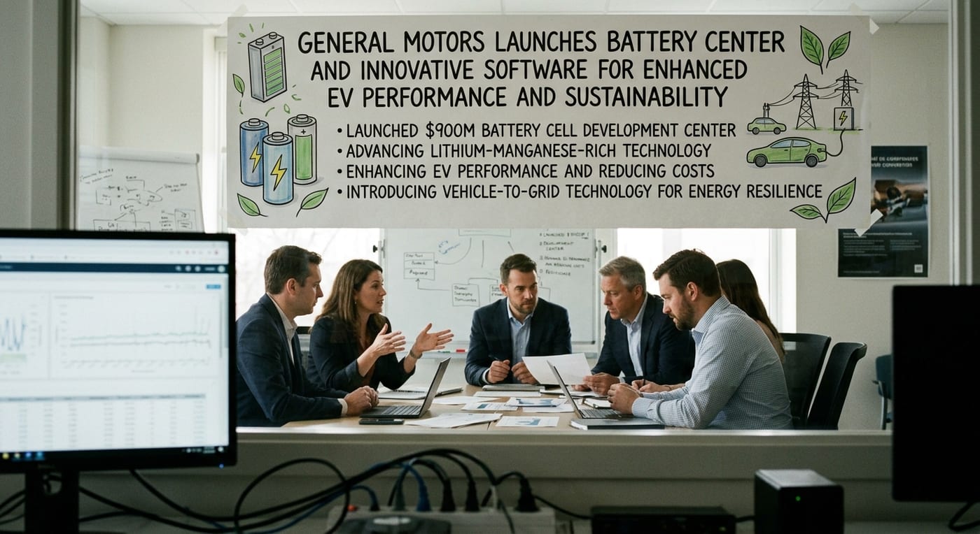 General Motors Launches Battery Center and Innovative Software for Enhanced EV Performance and Sustainability