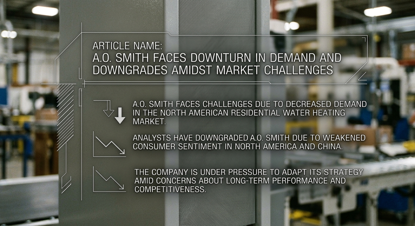 A.O. Smith Faces Downturn in Demand and Downgrades Amidst Market Challenges