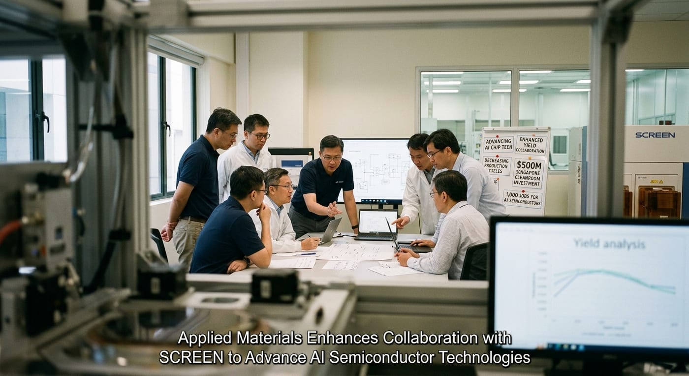 Applied Materials Enhances Collaboration with SCREEN to Advance AI Semiconductor Technologies