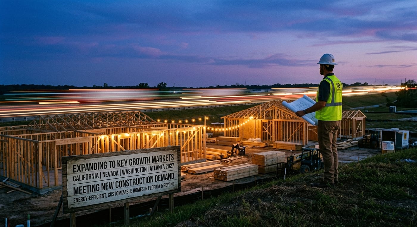 KB Home Expands with New Communities in Multiple States Including Atlanta and Florida