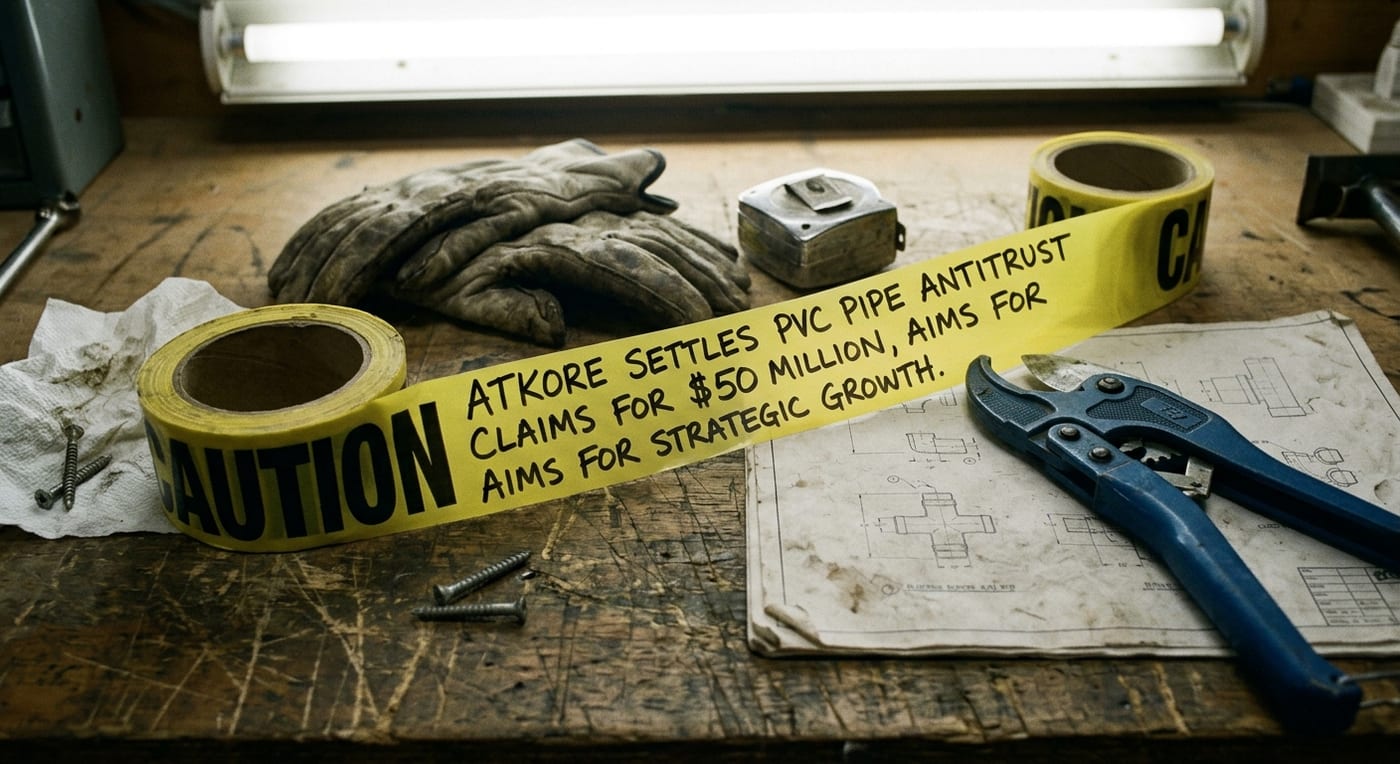 Atkore Settles PVC Pipe Antitrust Claims for $50 Million, Aims for Strategic Growth