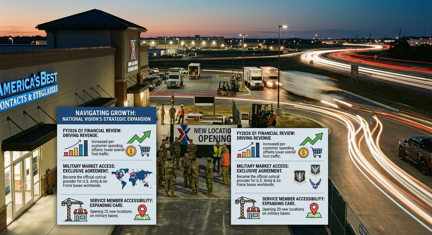 National Vision Holdings Expands into Military Sector, Reports Strong Q1 2026 Financial Growth