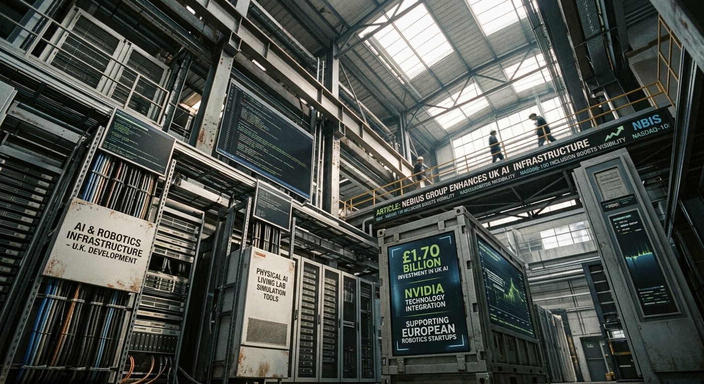 Nebius Group Invests £1.70 Billion to Enhance AI and Robotics Infrastructure in the UK
