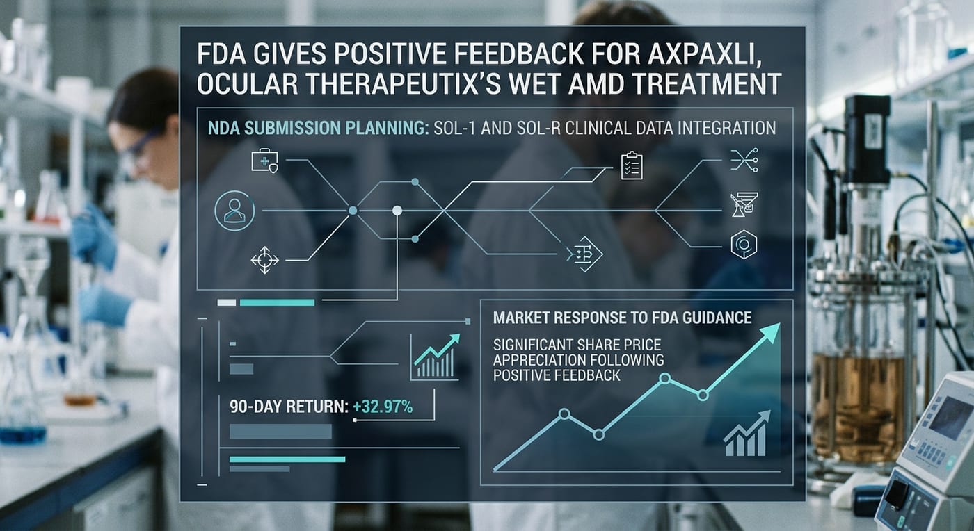 Ocular Therapeutix Shares Rise on Positive FDA Feedback for Axpaxli AMD Treatment Application