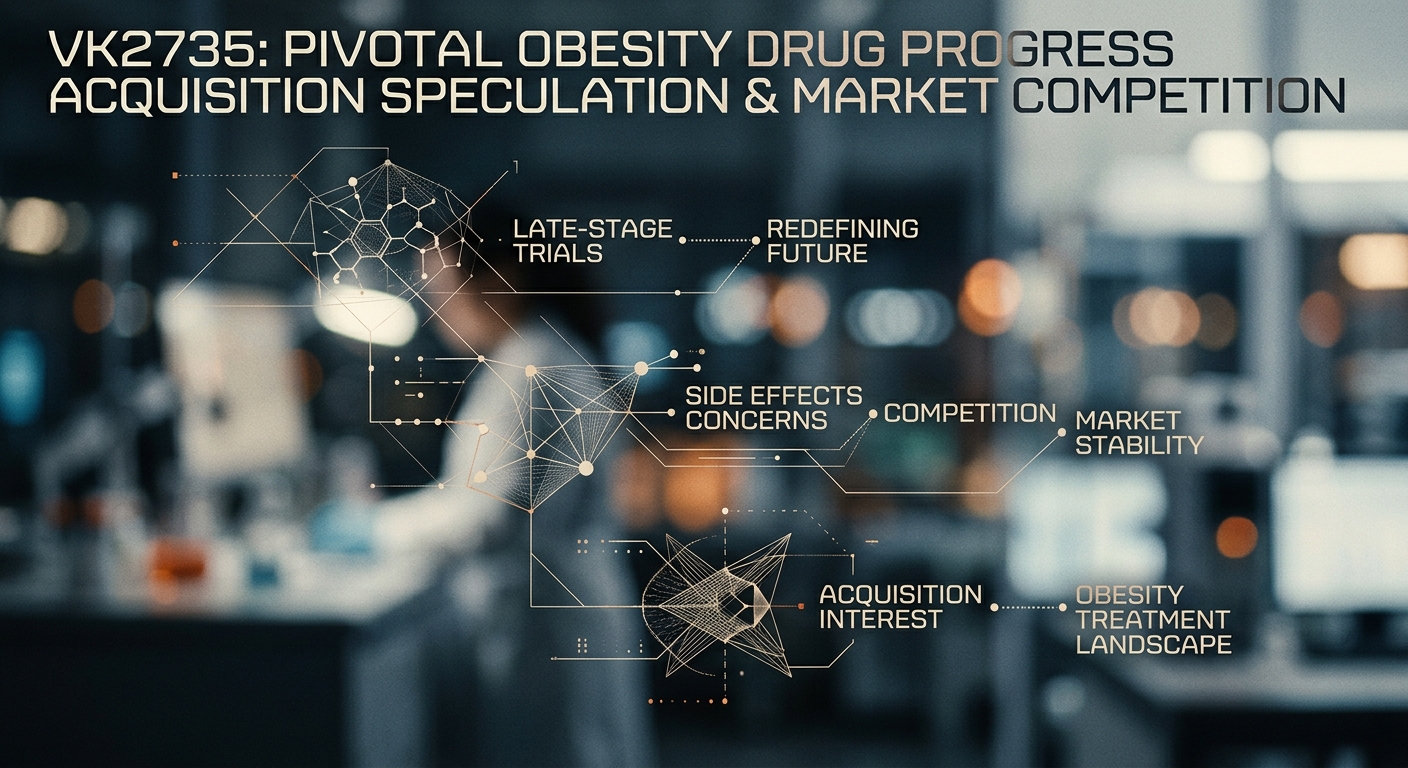 Viking Therapeutics' VK2735: Pivotal Obesity Drug Progress Amid Acquisition Speculation and Market Competition.