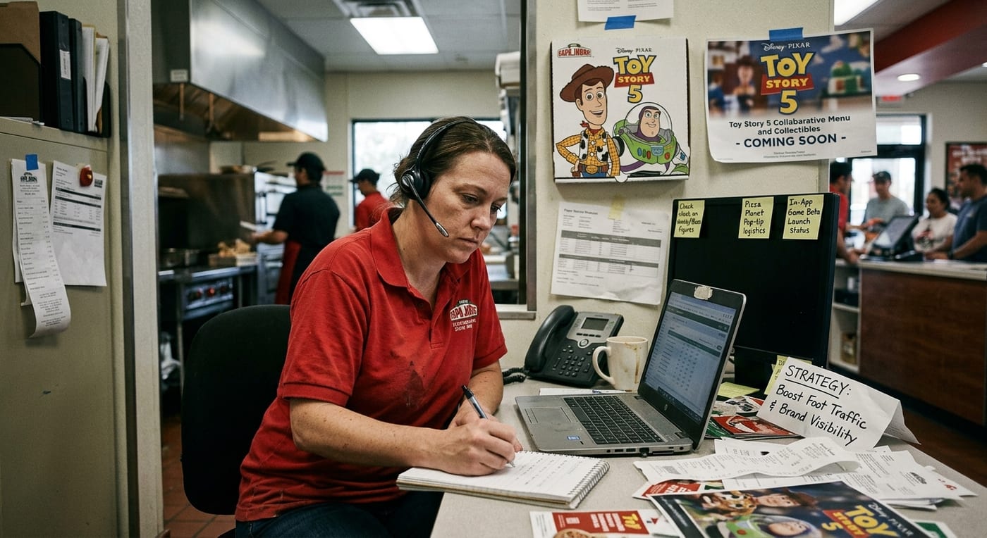 Papa John's Partners with Disney for Toy Story 5 Collaboration and Interactive Experiences