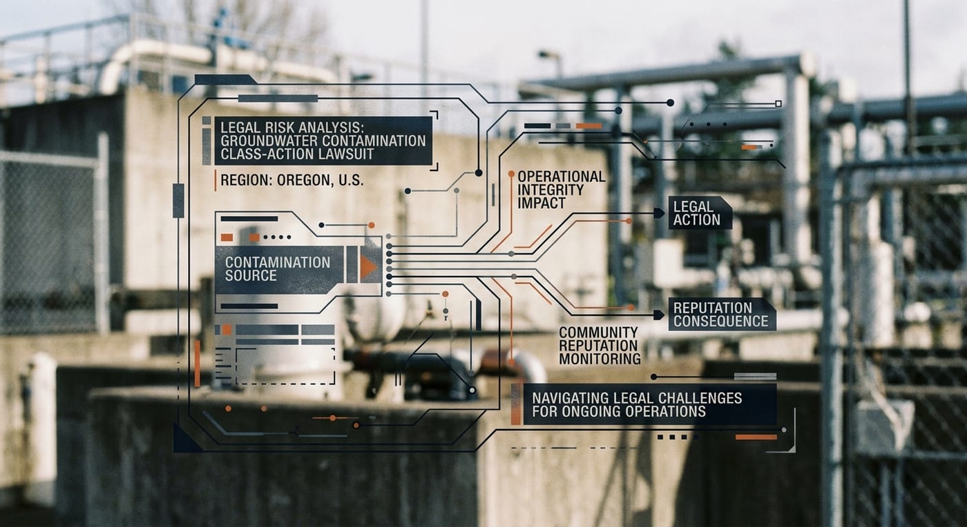 Portland General Electric Faces Legal Risks from Groundwater Contamination Class-Action Lawsuit