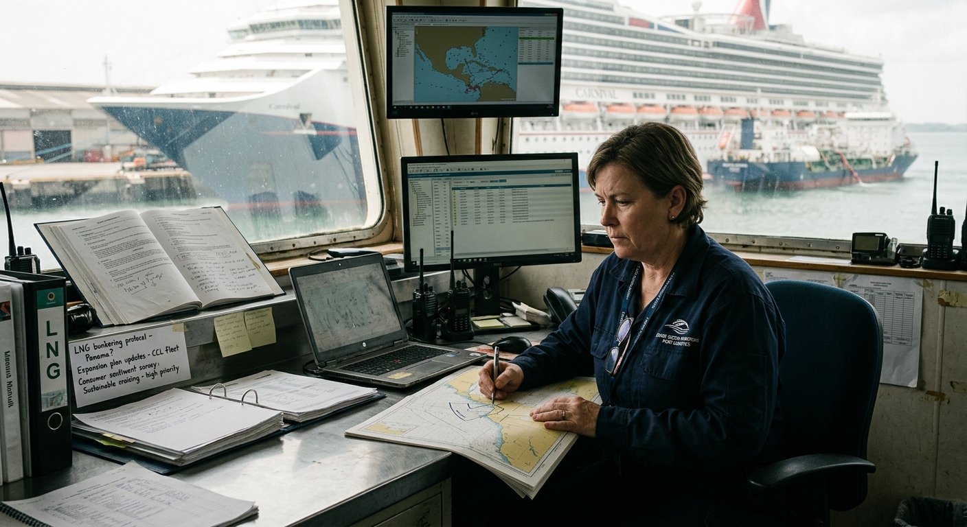 Carnival Leads Cruise Industry in Sustainability with LNG Bunkering in Latin America