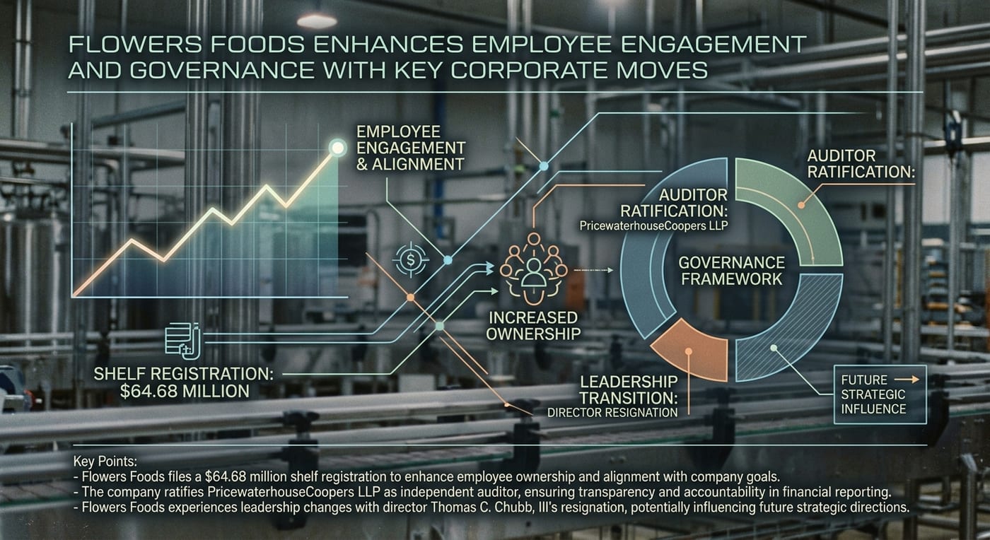 Flowers Foods Enhances Employee Engagement and Governance with Key Corporate Moves