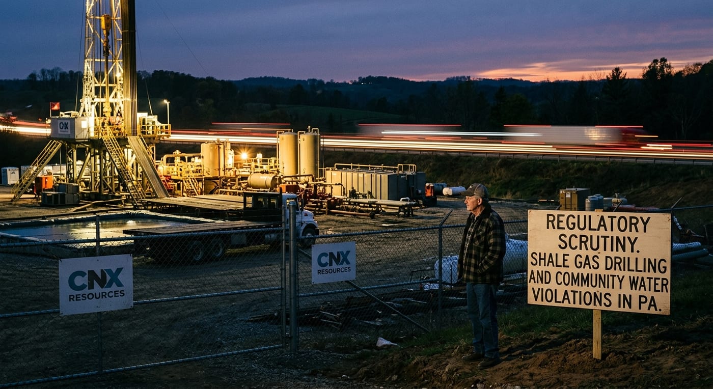 CNX Resources Faces Regulatory Scrutiny Over Water Supply Violations in Pennsylvania