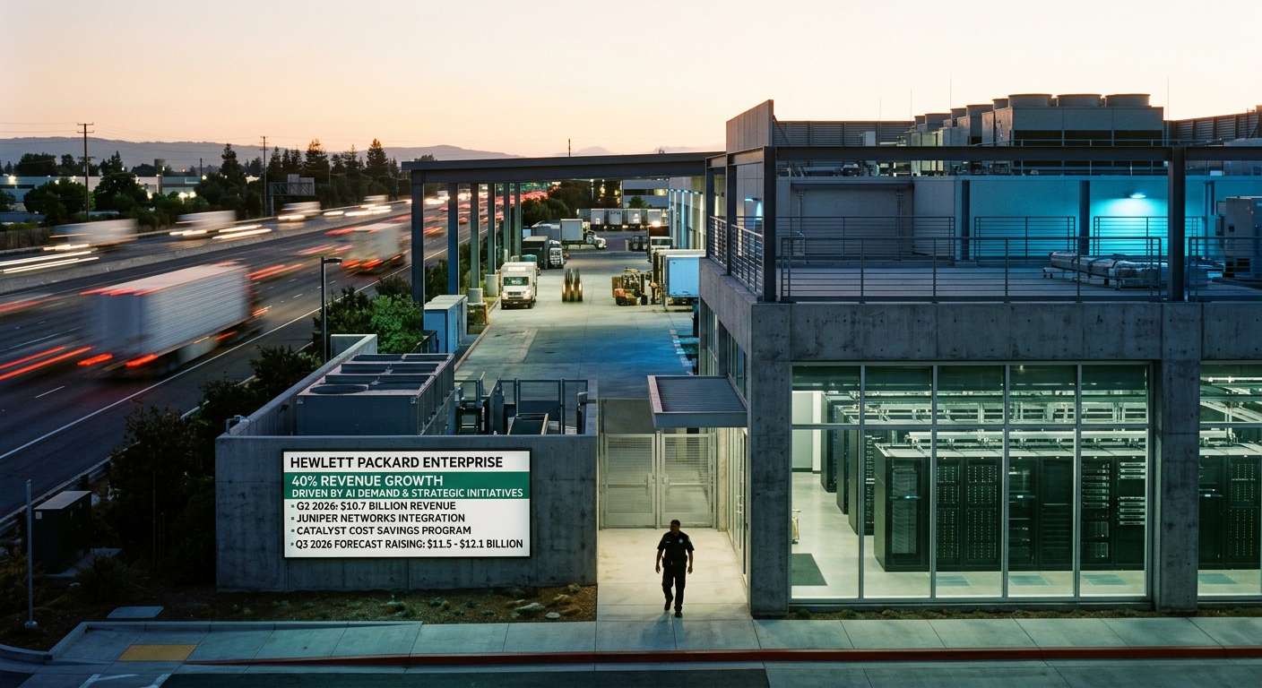 Hewlett Packard Enterprise Reports 40% Revenue Growth Driven by AI Demand and Strategic Initiatives