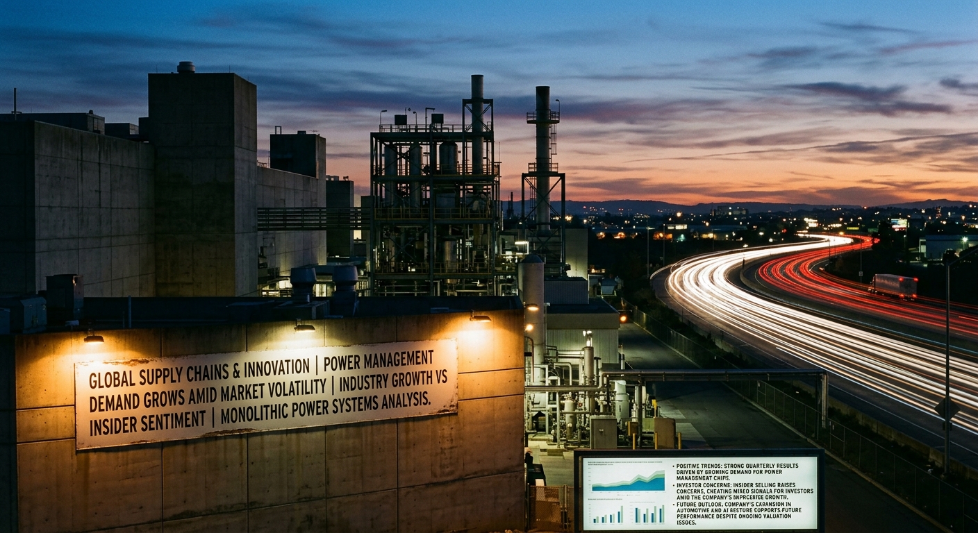 Monolithic Power Systems Shows Growth Amid Insider Selling and Strong Demand for Power Chips