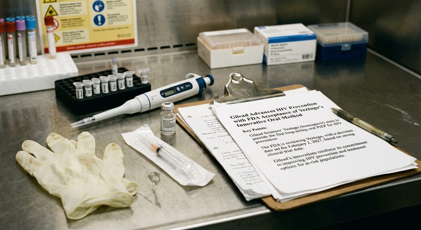 Gilead Advances HIV Prevention with FDA Acceptance of Yeztugo’s Innovative Oral Method