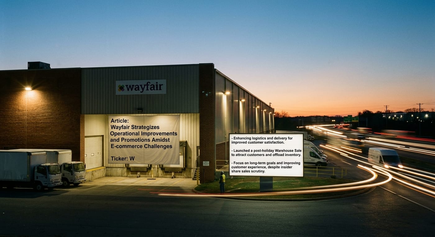 Wayfair Strategizes Operational Improvements and Promotions Amidst E-commerce Challenges
