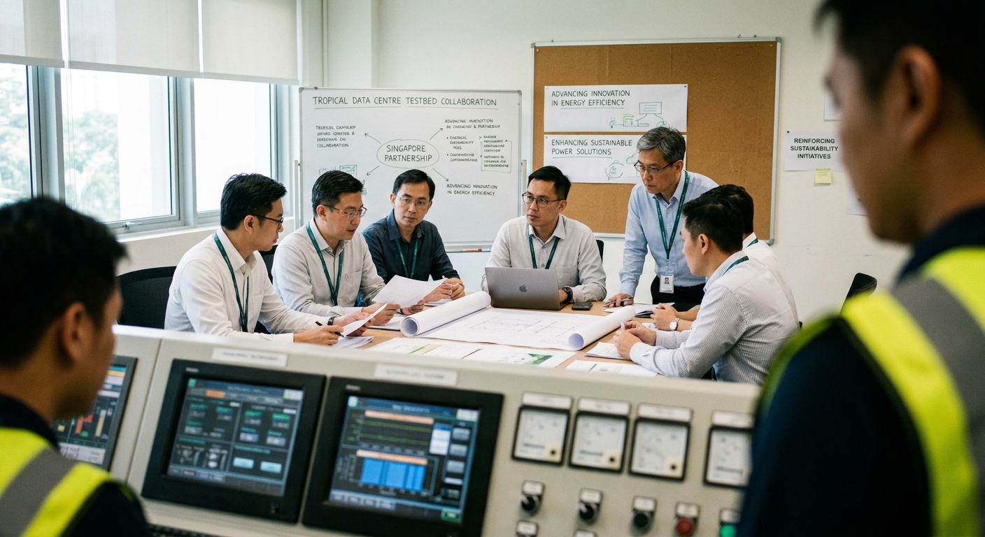 Eaton plc partners with Singapore for sustainable power solutions at Tropical Data Centre Testbed.