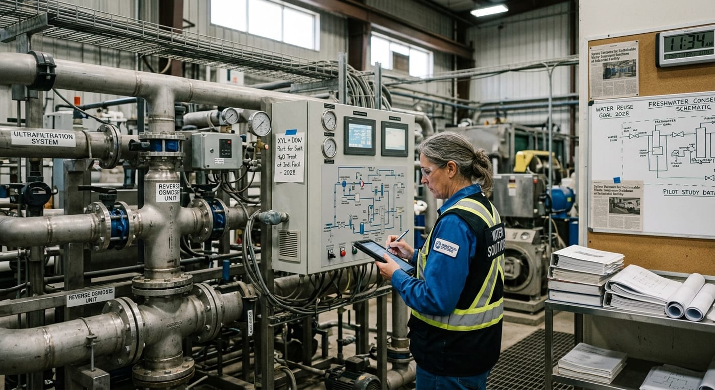Xylem Partners with Dow for Sustainable Water Treatment Solutions at Industrial Facility