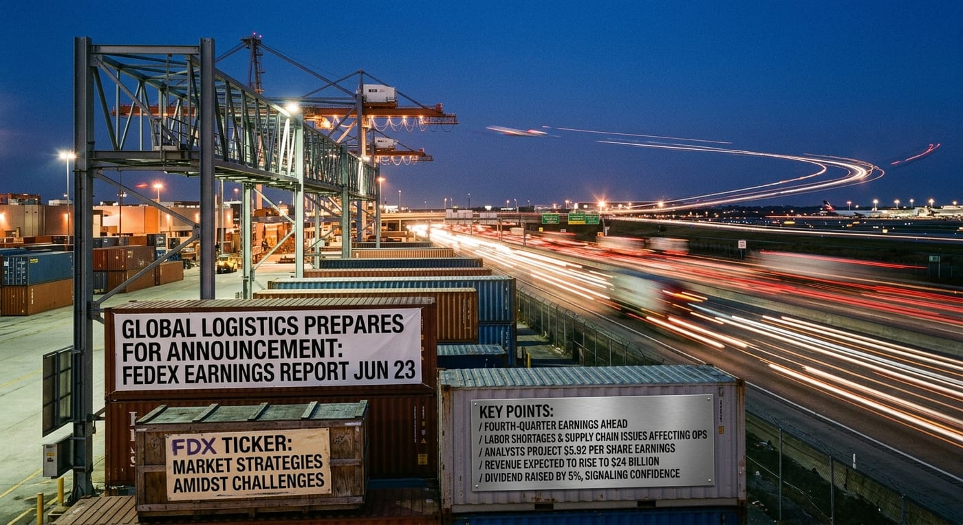 FedEx Earnings Report: Insights on Challenges and Market Strategies Ahead of June 23 Announcement