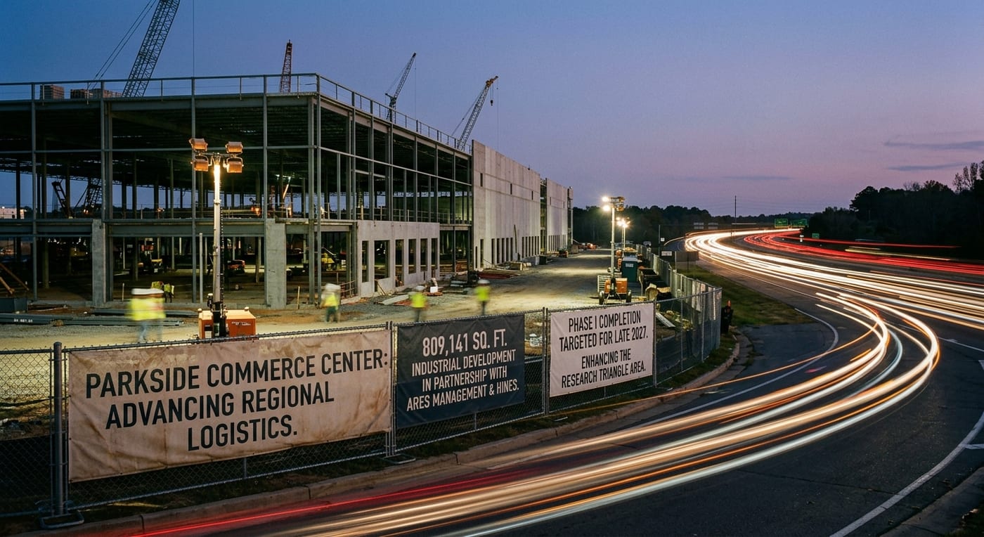 Ares Management Advances Real Estate Development with Parkside Commerce Center in North Carolina