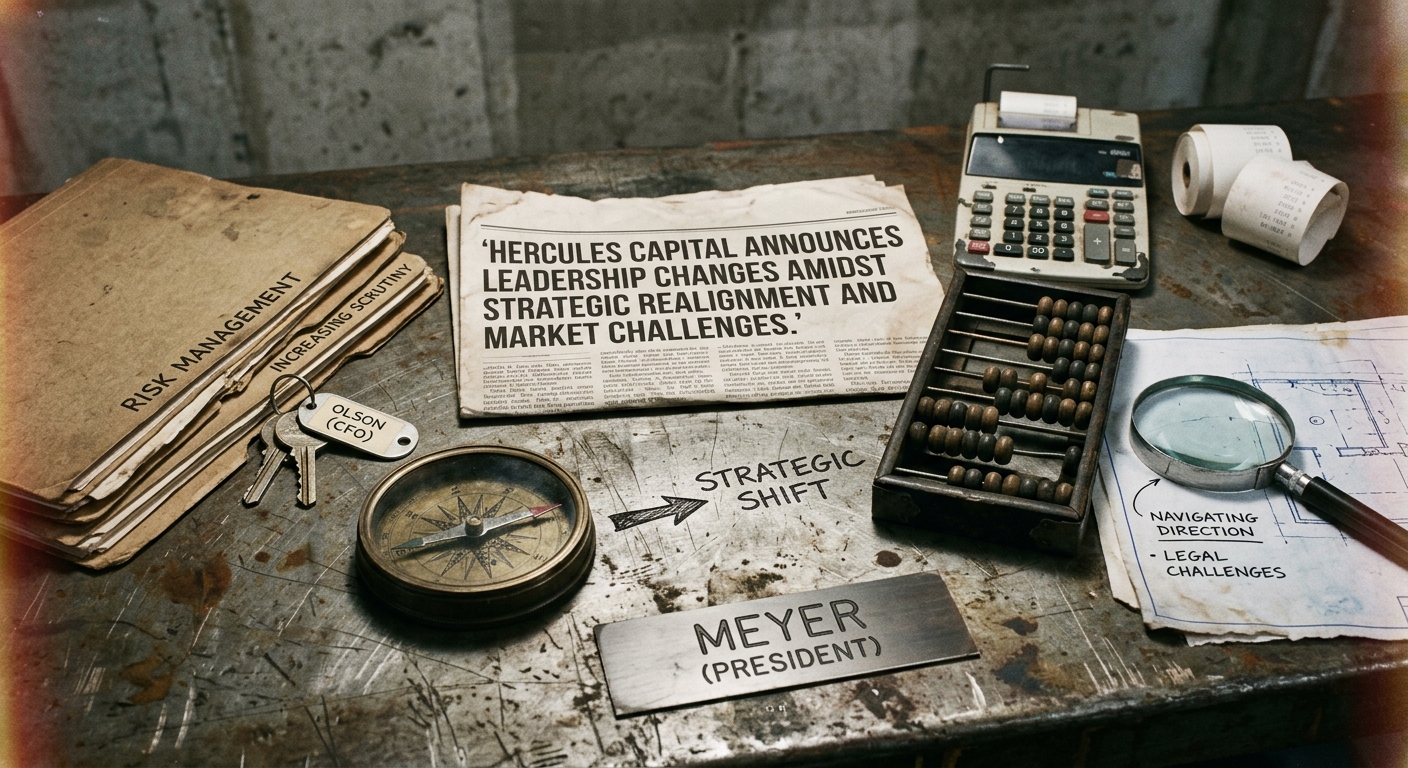 Hercules Capital Announces Leadership Changes Amidst Strategic Realignment and Market Challenges
