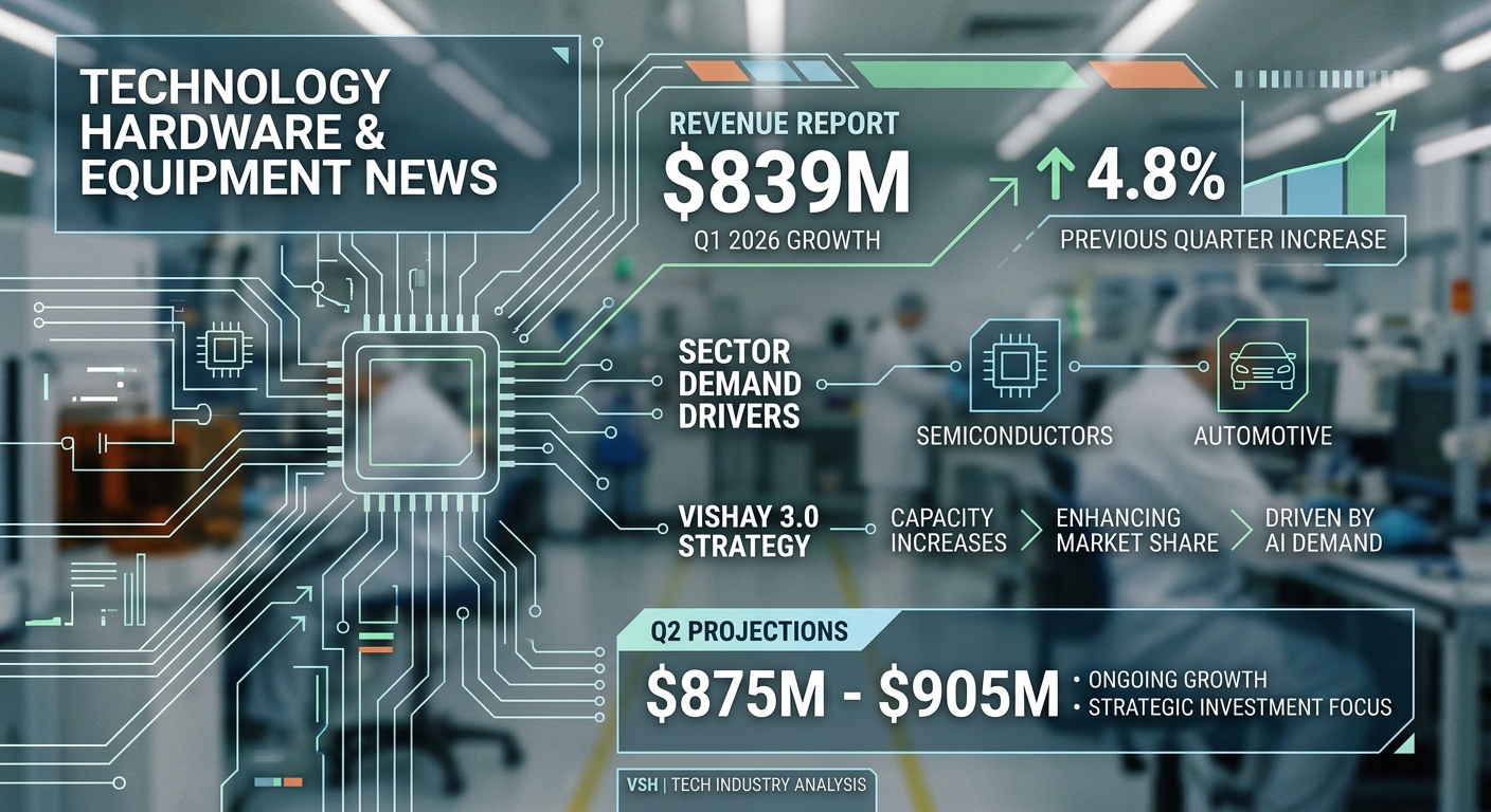 Vishay Intertechnology Reports Strong Q1 Growth Fueled by Demand in Semiconductors and Automotive Sectors