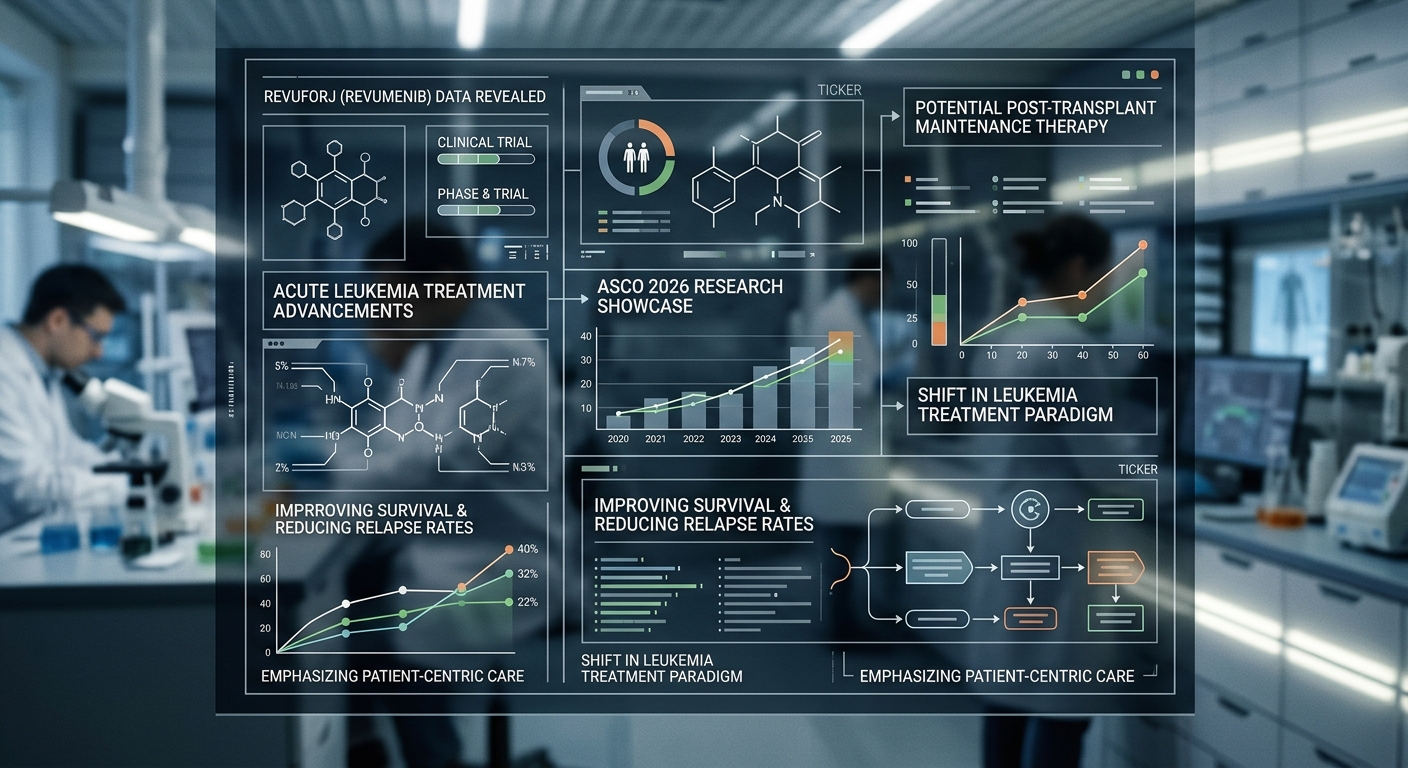 Syndax Pharmaceuticals Reveals Promising Revuforj Data at ASCO 2026 for Acute Leukemia Treatment