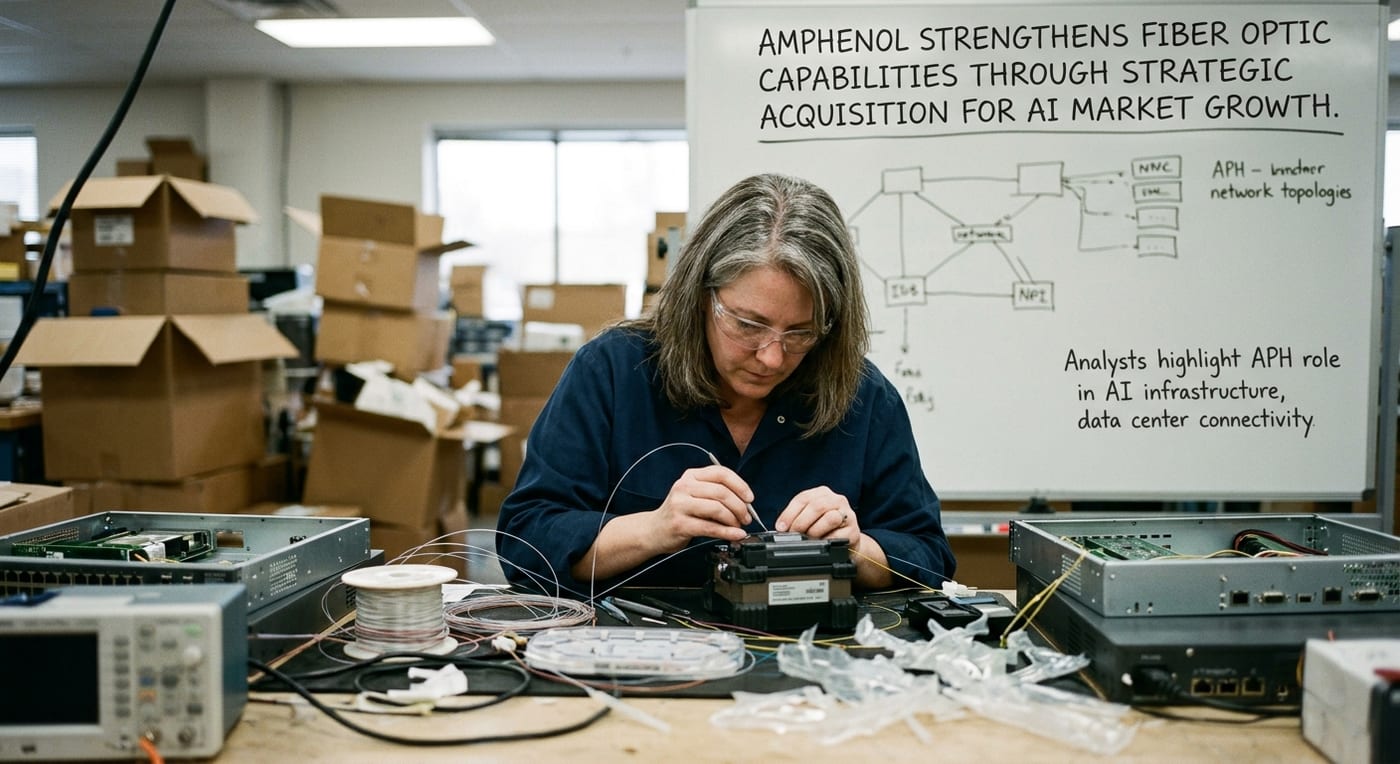 Amphenol Strengthens Fiber Optic Capabilities Through Strategic Acquisition for AI Market Growth