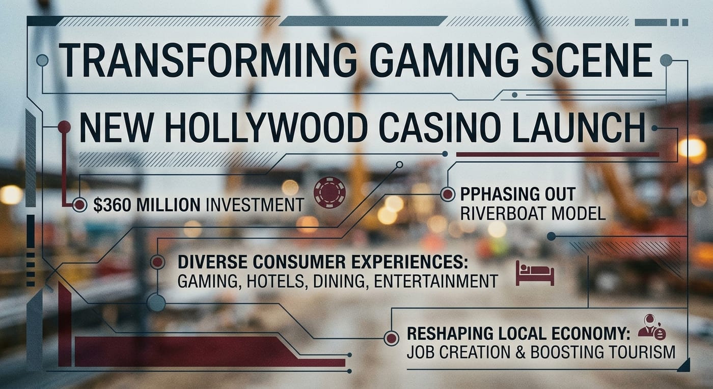 PENN Entertainment Transforms Aurora's Gaming Scene with New Hollywood Casino Launch
