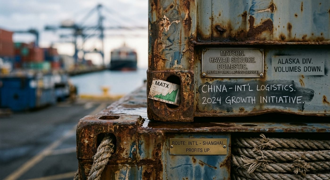 Matson Shifts Focus to International Services Amid Domestic Revenue Challenges