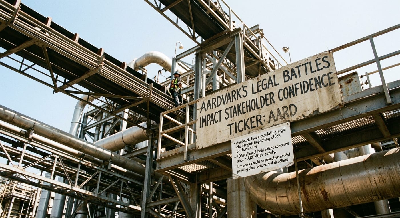 Aardvark's Legal Battles Impact Stakeholder Confidence