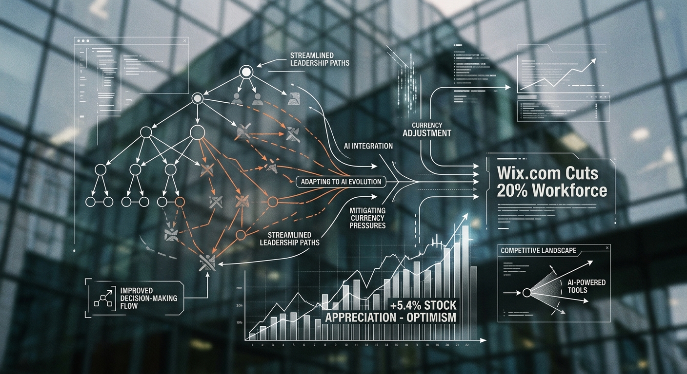 Wix.com Cuts 20% Workforce Amid AI Evolution and Currency Pressures