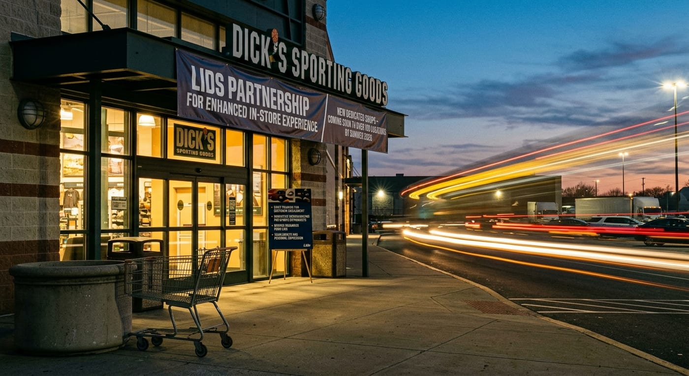 DICK'S Sporting Goods Partners with Lids for Enhanced In-Store Retail Experience