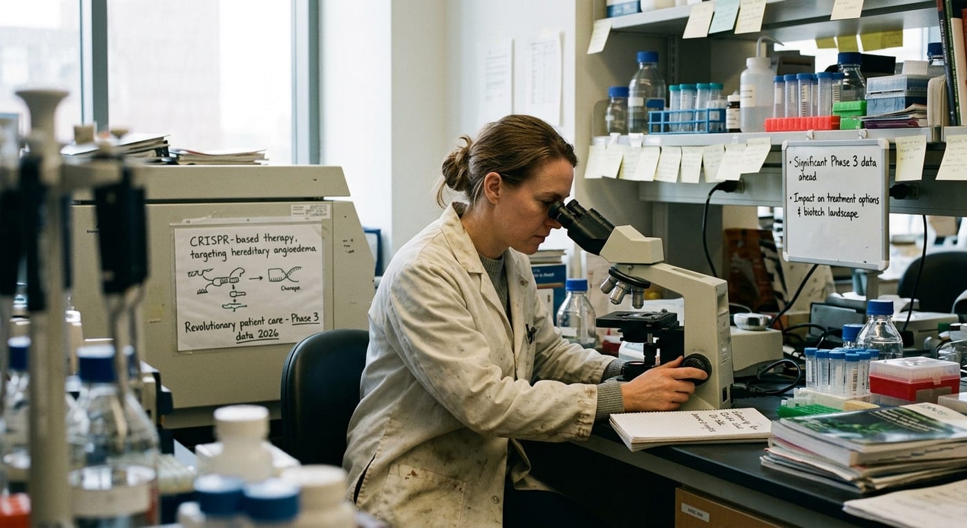 Intellia Therapeutics Gears Up for Crucial Phase 3 Data on Hereditary Angioedema Therapy