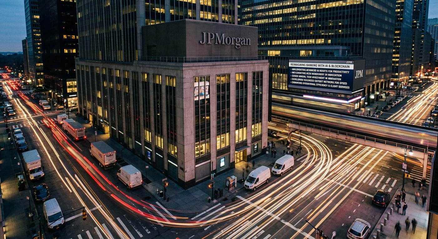 JPMorgan Advances AI Adoption and Blockchain Initiatives to Enhance Operational Efficiency and Client Services